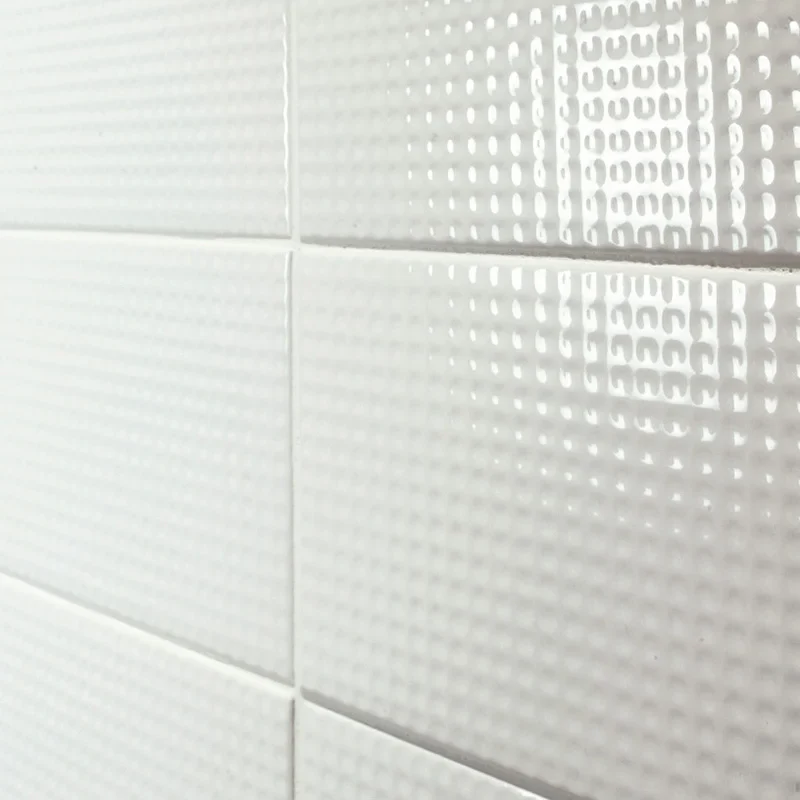Sketches Bright White Dots – Rivestimento Puntinato Lucido 10x20 - Image 3