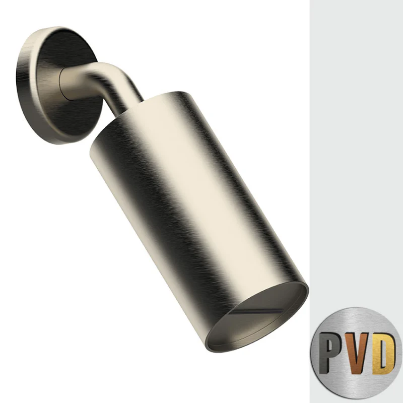 Soffione a parete di design modello lampada con getto a cascata