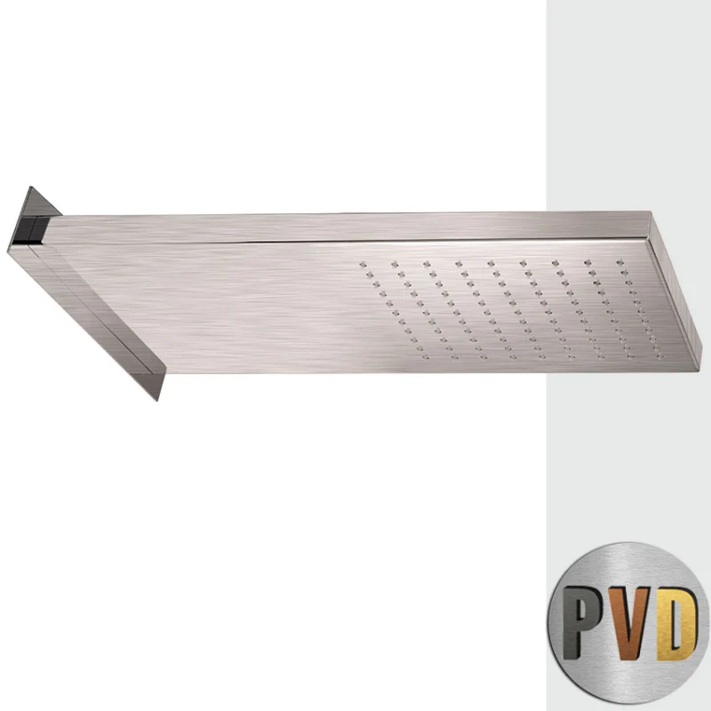Soffione a parete in acciaio Inox con getti anticalcare