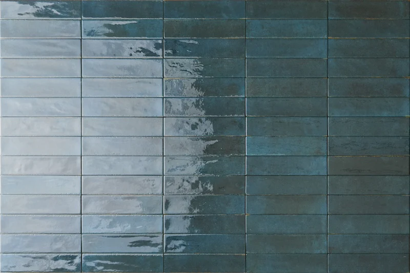 Soho Blu - Gres Effetto Mattoncino Lucido 6x25 - Image 3