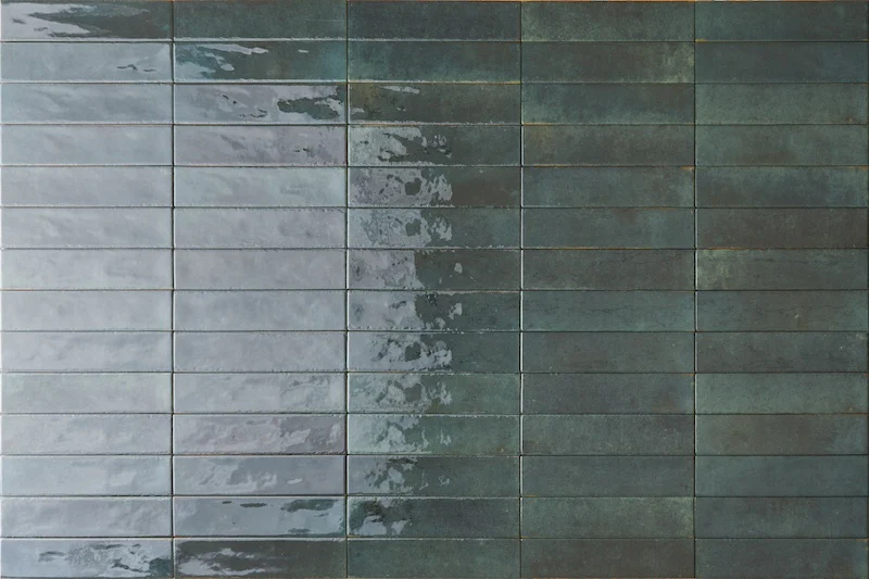 Soho Emerald - Gres Effetto Mattoncino Lucido 6x25 - Image 2
