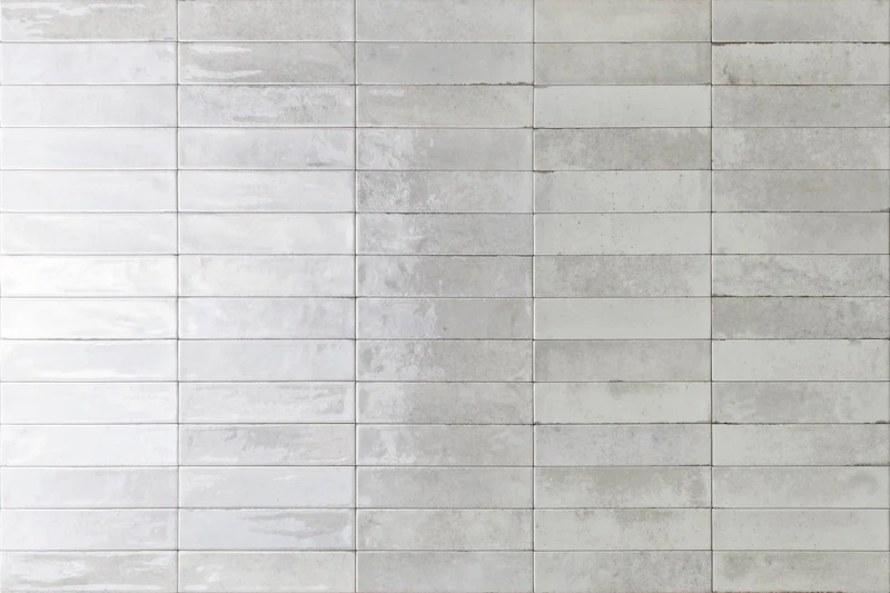 Soho Light Grey - Gres Effetto Mattoncino Lucido 6x25 - Image 3