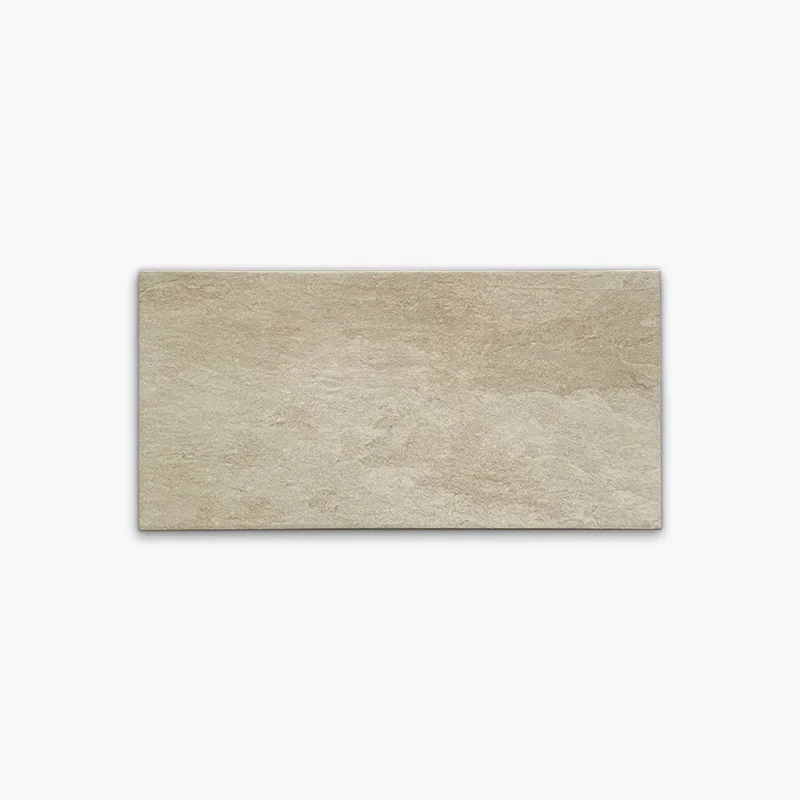 Stock Piastrelle Effetto Cemento Beige per Esterno - Gres Porcellanato R11 21x43 SCONTATO