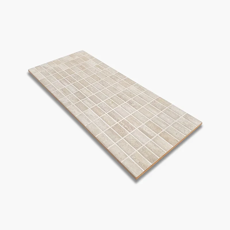 Stock Piastrelle Effetto Mosaico Beige - Rivestimento Bagno e cucina 25x60 SCONTATO - Image 2