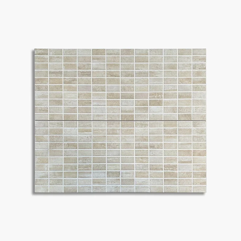 Stock Piastrelle Effetto Mosaico Beige - Rivestimento Bagno e cucina 25x60 SCONTATO - Image 3