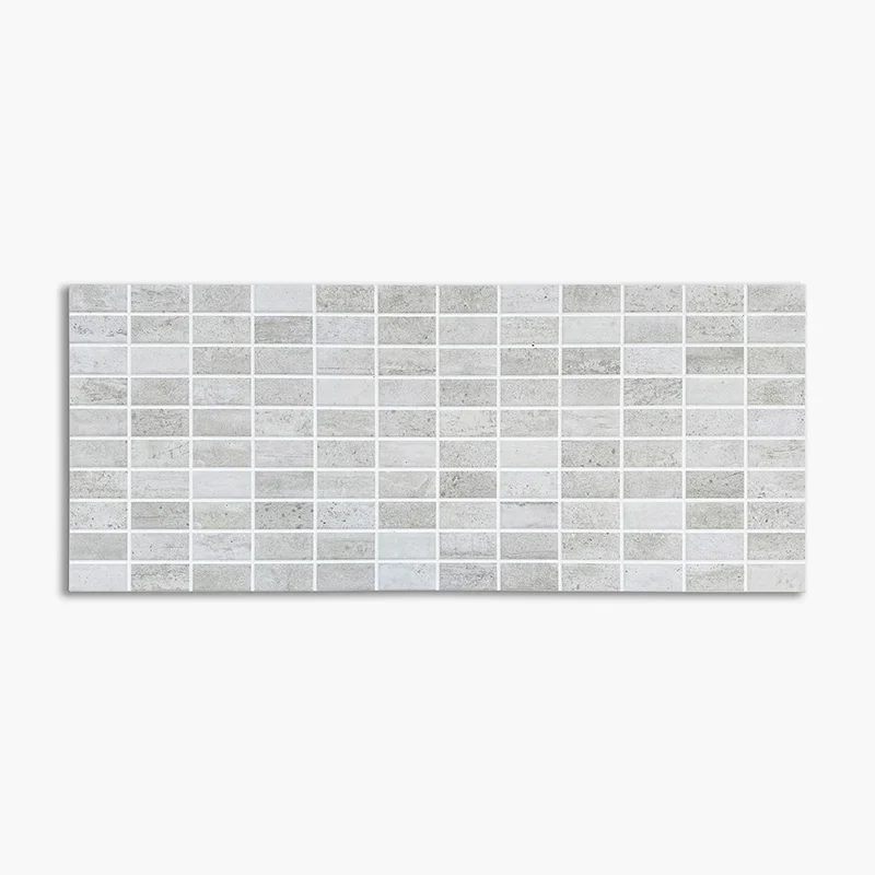 Stock Piastrelle Effetto Mosaico Grigio - Rivestimento Bagno e cucina 25x60 SCONTATO