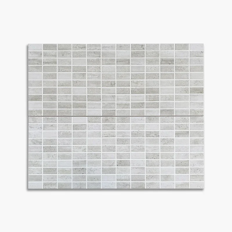 Stock Piastrelle Effetto Mosaico Grigio - Rivestimento Bagno e cucina 25x60 SCONTATO - Image 3