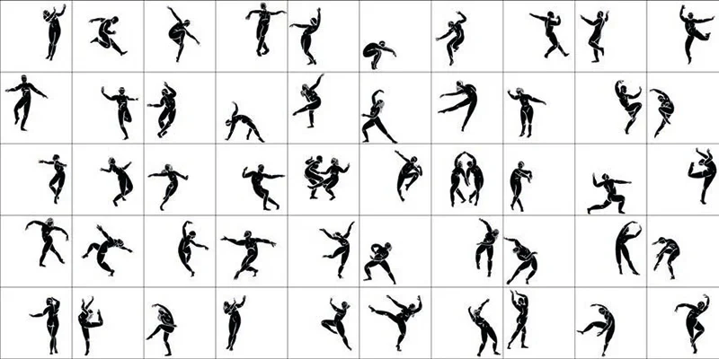 Stories Dance Matte - Gres Decorato a Motivi Stilizzati 10x10 - Image 3