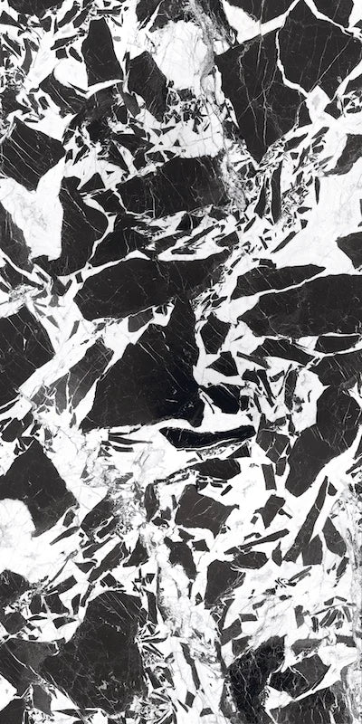 Supreme - Gres Effetto Marmo Bianco e Nero Opaco 60x120 - Image 4