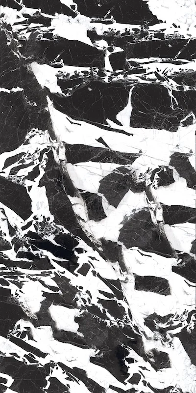 Supreme - Gres Effetto Marmo Bianco e Nero Opaco 60x120 - Image 9
