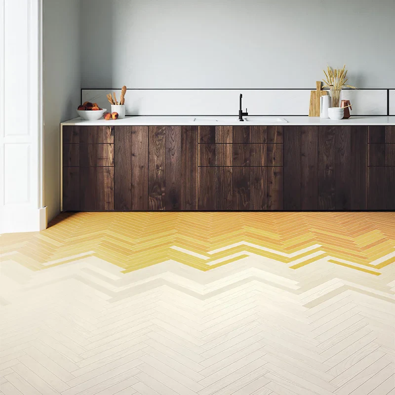 Technicolor TC01 White - Gres Effetto Mattoncino in Legno 5x37