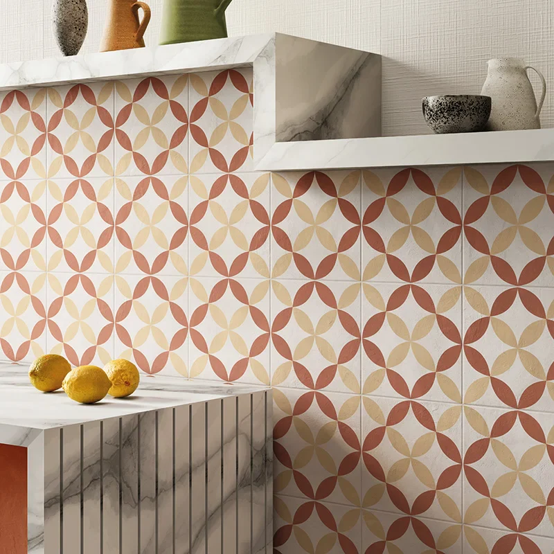 Terra.Art Astro Tramonto Crema - Gres Effetto Cementine 20x20