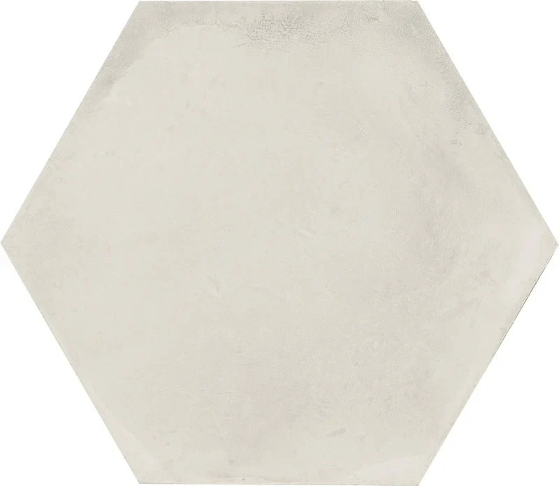 Terra.Art Bianco Esagona - Gres Effetto Cemento Esagonale 25x21 - Image 2