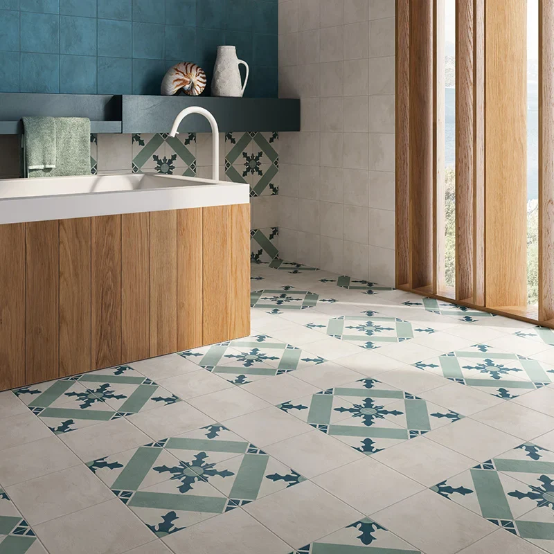 Terra.Art Cardinale Oceano Cielo - Gres Effetto Cementine 20x20