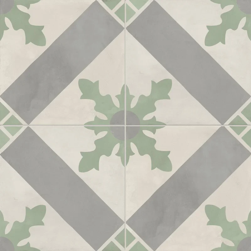 Terra.Art Cardinale Sabbia Menta - Gres Effetto Cementine 20x20 - Image 2