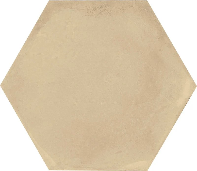 Terra.Art Crema Esagona - Gres Effetto Cemento Esagonale 25x21