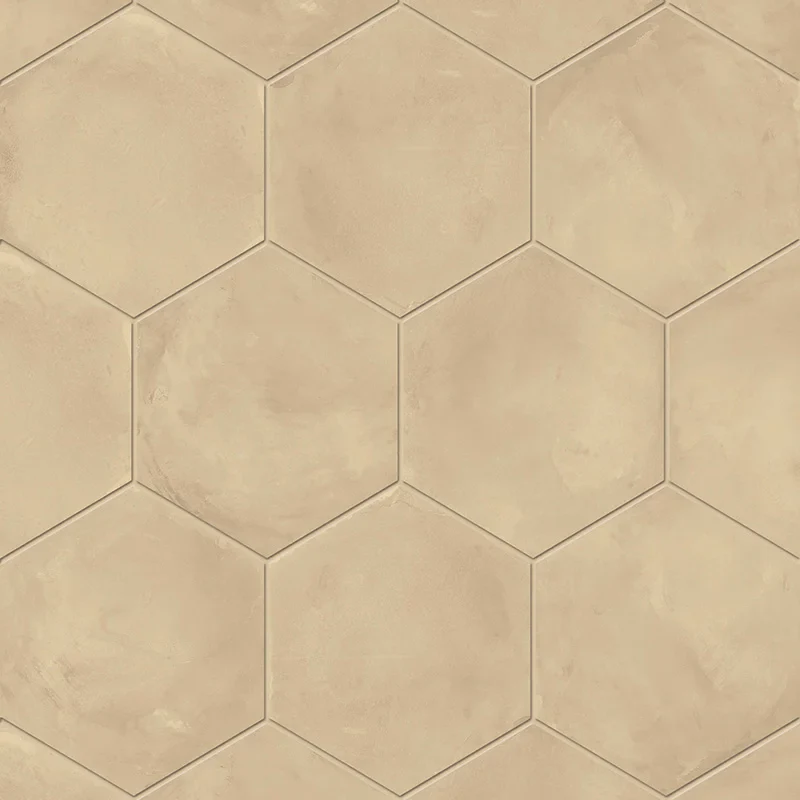 Terra.Art Crema Esagona - Gres Effetto Cemento Esagonale 25x21 - Image 2