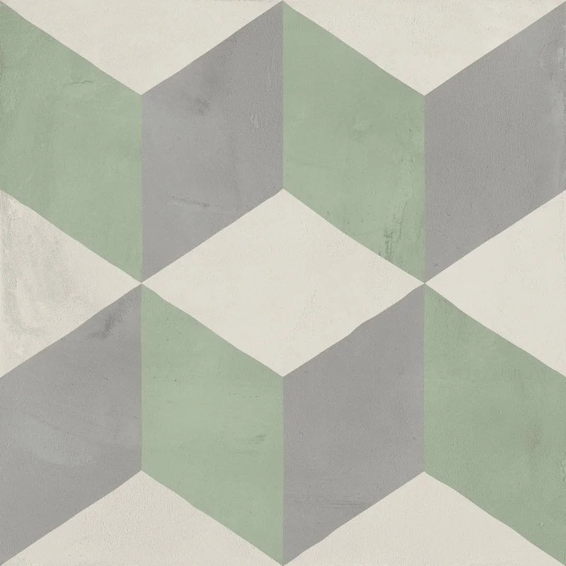 Terra.Art Mix Sabbia Menta - Gres Effetto Cementine 20x20 - Image 4