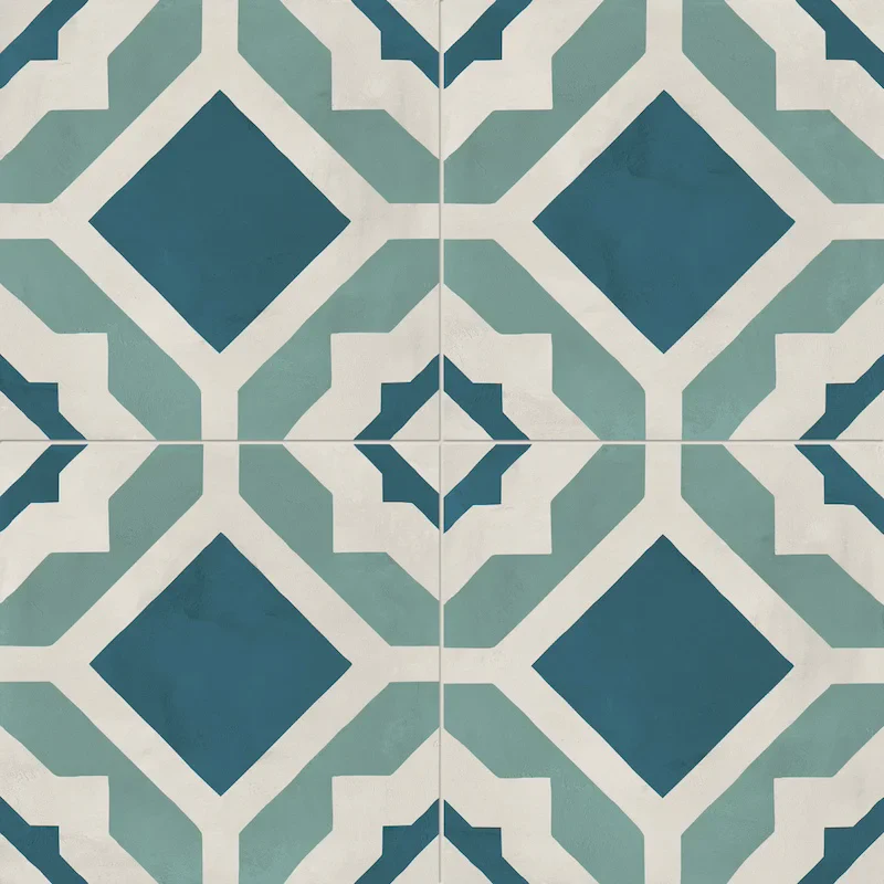 Terra.Art Geometria Oceano Cielo - Gres Effetto Cementine 20x20 - Image 2