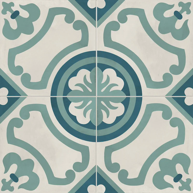 Terra.Art Giglio Oceano Cielo - Gres Effetto Cementine 20x20 - Image 3