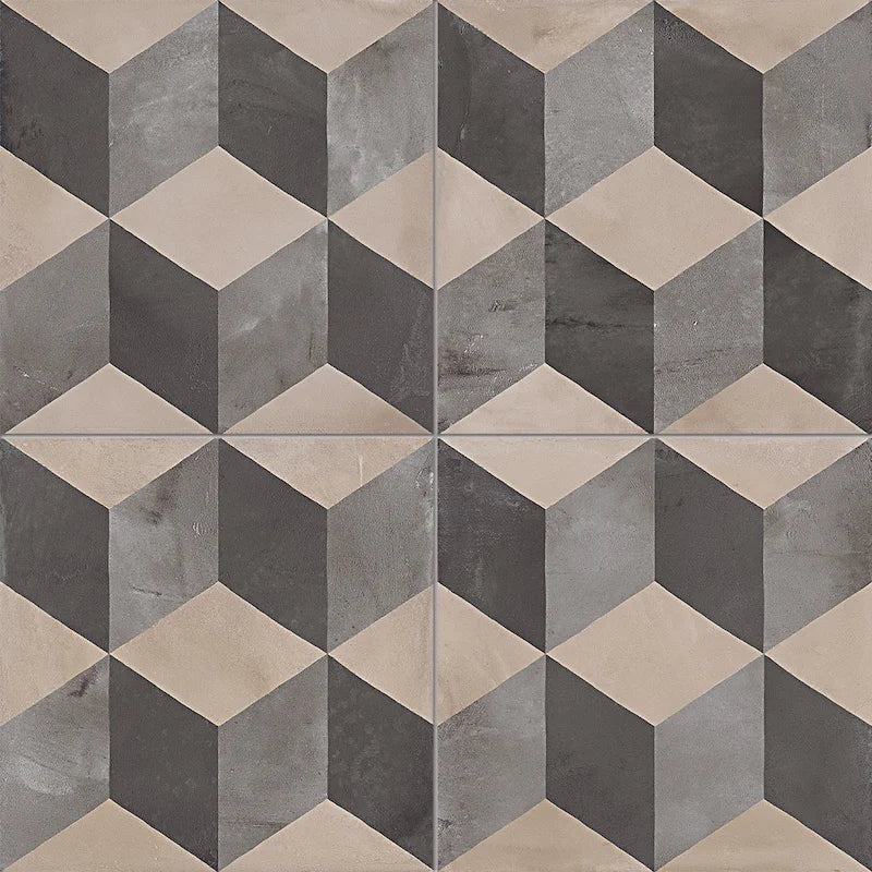 Terra Cubo Freddo - Gres Effetto Cementine 20x20 - Image 2