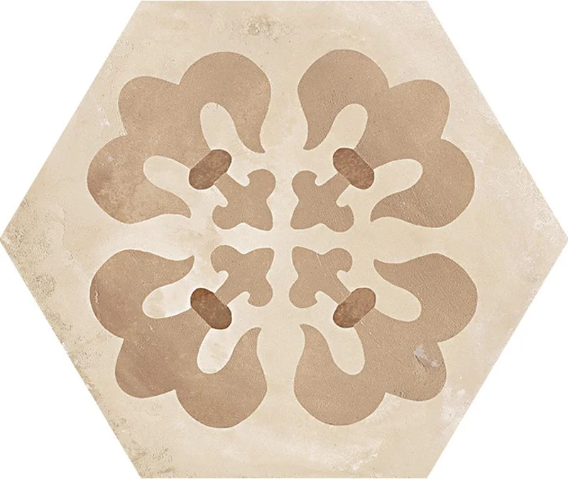 Terra Mix Decori Caldi Esagona - Gres Effetto Cementine Esagonale 25x21 - Image 10