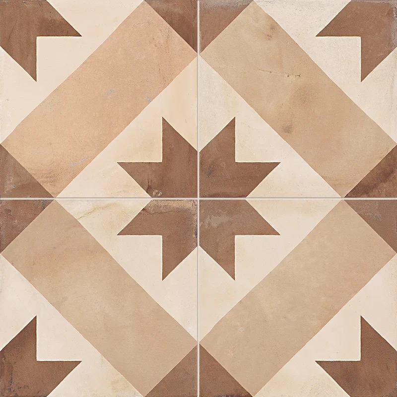 Terra Stella Calda - Gres Effetto Cementine 20x20 - Image 3