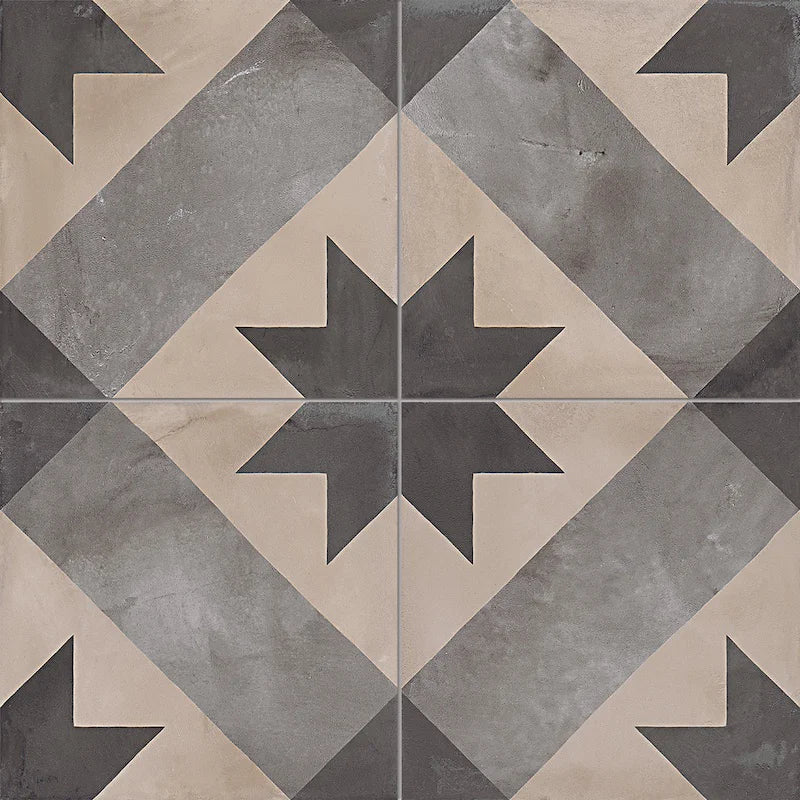 Terra Stella Fredda - Gres Effetto Cementine 20x20 - Image 2
