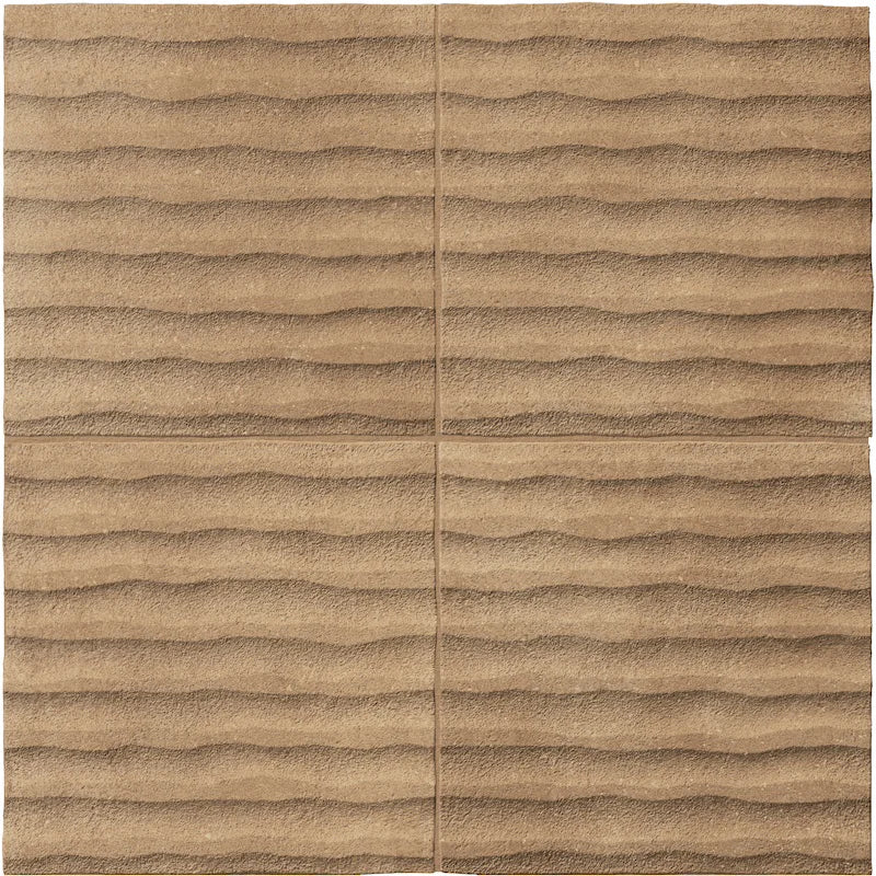 Terracreta Rilievo Chamotte - Gres Effetto Creta Rigato 20x20 - Image 3