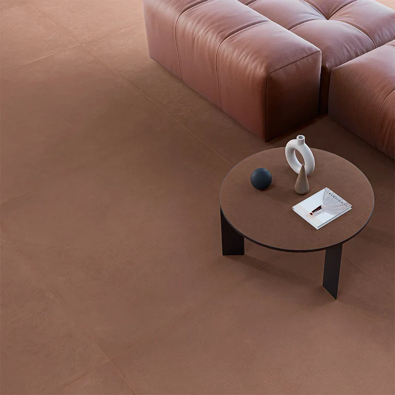 Terrae Mattone - Gres Effetto Cemento 120x120 Rettificato - Image 3