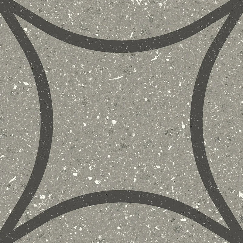 Terrasale Astro Cenere - Gres Effetto Decoro Geometrico 20x20 - Image 2