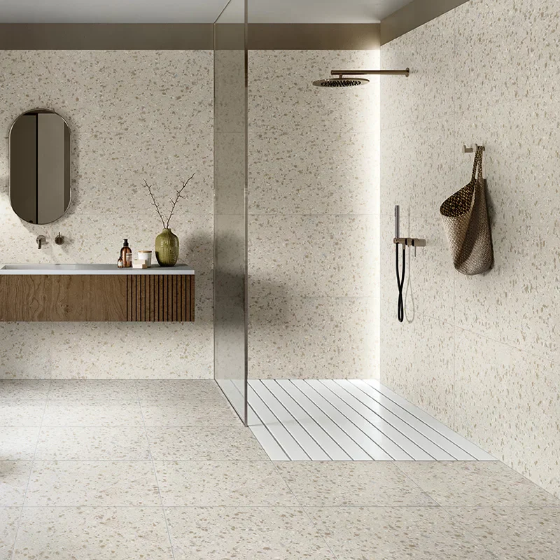 Terrazzotech Beige - Gres Effetto Marmetta 60x120 Rettificato