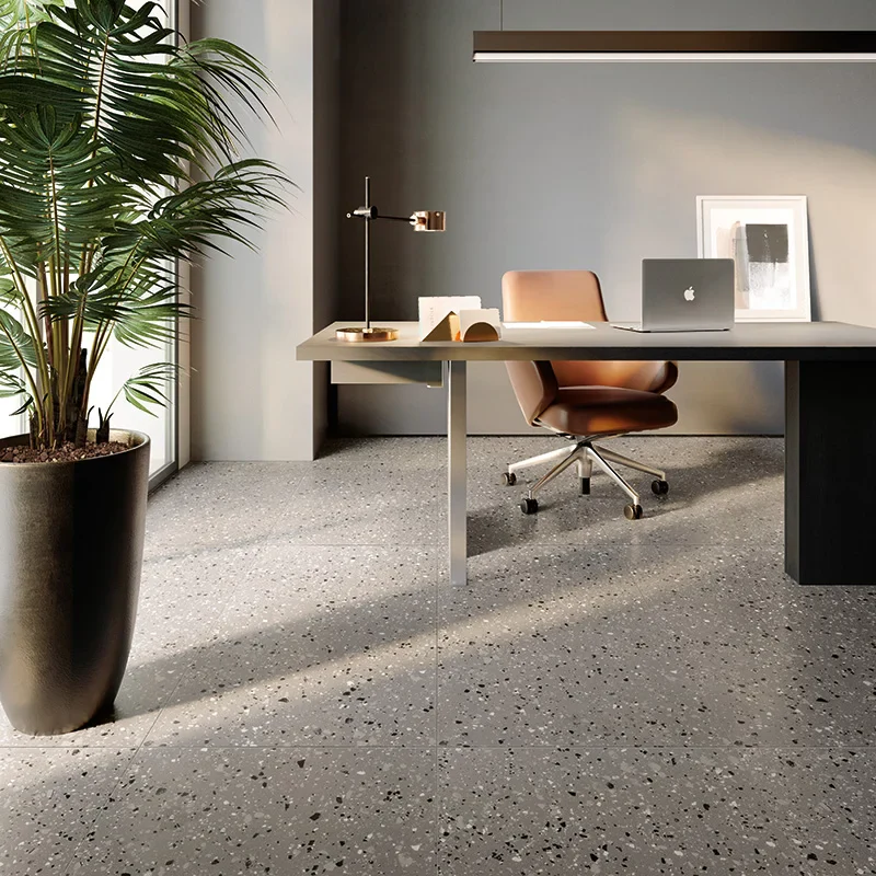 Terrazzotech Grigio - Gres Effetto Marmetta 60x120 Rettificato