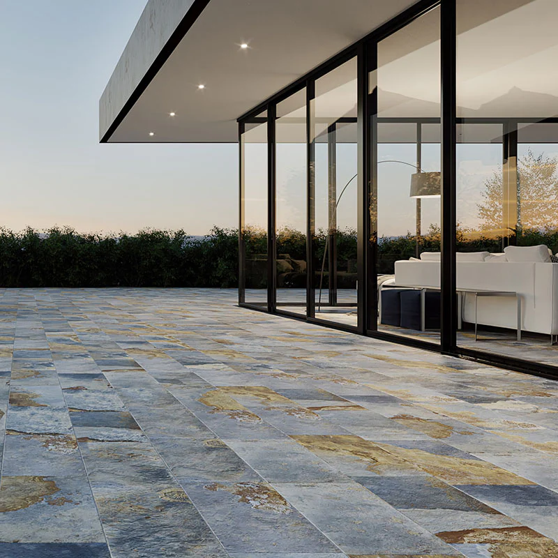 Thai Subak Azure Antiscivolo R11 - Gres Effetto Pietra di Bali 30x60 - Image 10