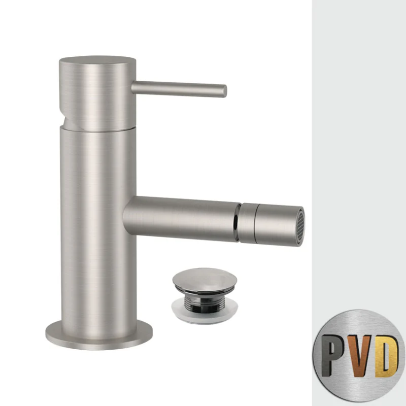 Tokyo Steel - Miscelatore per bidet in acciaio inox