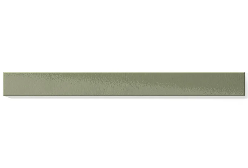 Twiggy Oliva Lux - Gres Mattoncino Tinta Unita Lucido 3.8x38 - Image 2
