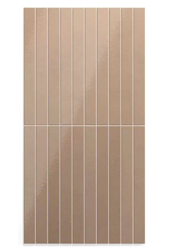Twiggy Terra Lux - Gres Mattoncino Tinta Unita Lucido 3.8x38 - Image 3