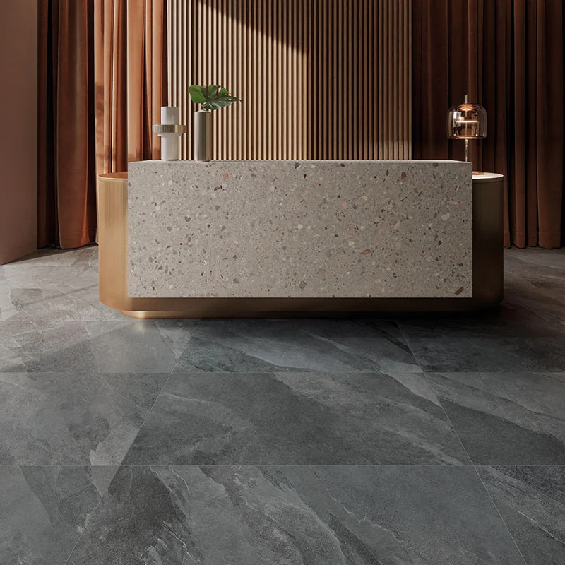 Ubik Anthracite - Gres effetto pietra ardesia 120x120 rettificato - Image 4