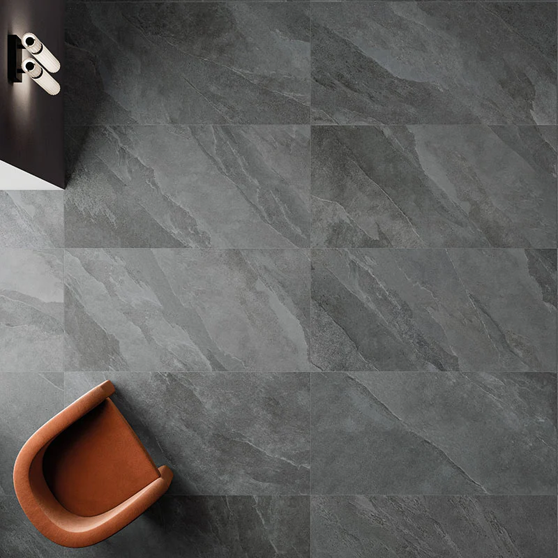Ubik Anthracite - Gres effetto pietra ardesia 60x120 rettificato