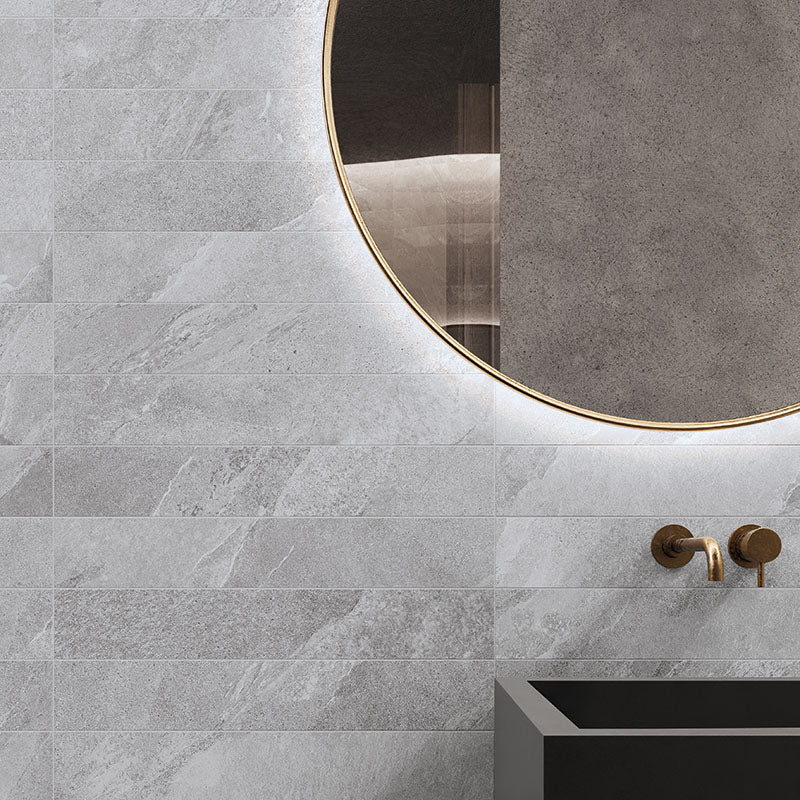 Ubik Grey - Gres effetto pietra ardesia 10x60 rettificato