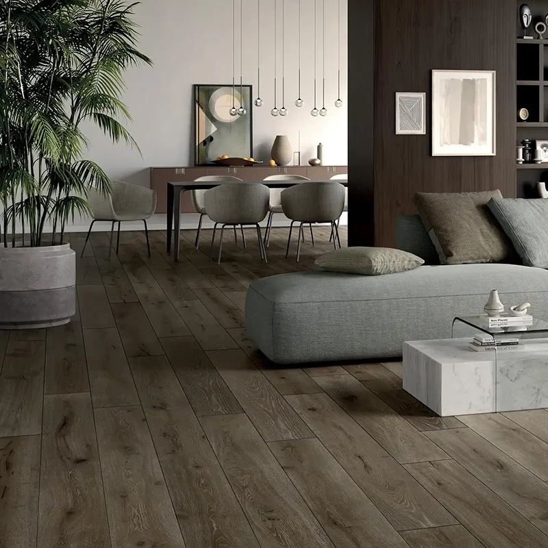 Unica Brown - Gres Porcellanato Effetto Legno 20x120 Rettificato