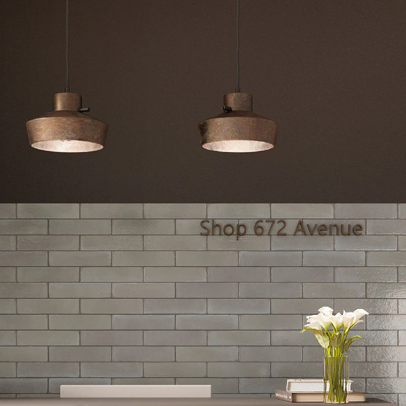 Uptown Grey - Gres Porcellanato Effetto Mattoncino Lucido 7.5x30
