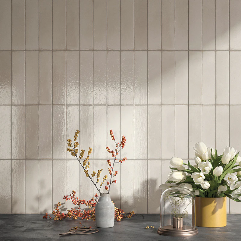 Uptown Ivory - Gres Porcellanato Effetto Mattoncino Lucido 7.5x30