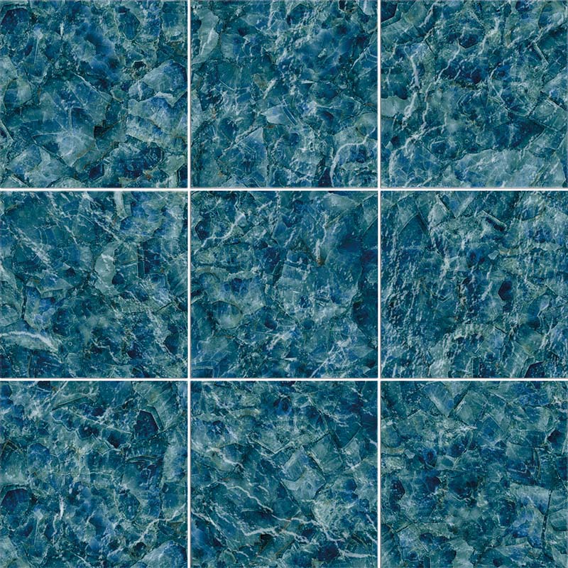 Venus Blue Antiscivolo R11 - Gres Effetto Pietra Lucido per Esterni 15x15 - Image 4