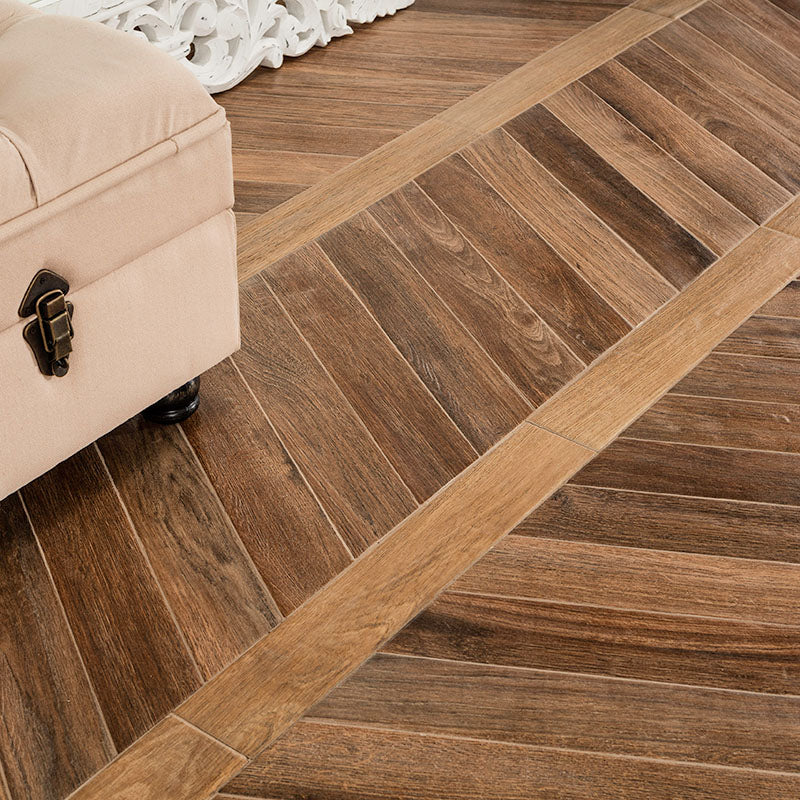 Vintage Brune Chevron - Gres Porcellanato Effetto Legno Rustico 7.5x40.7 - Image 3