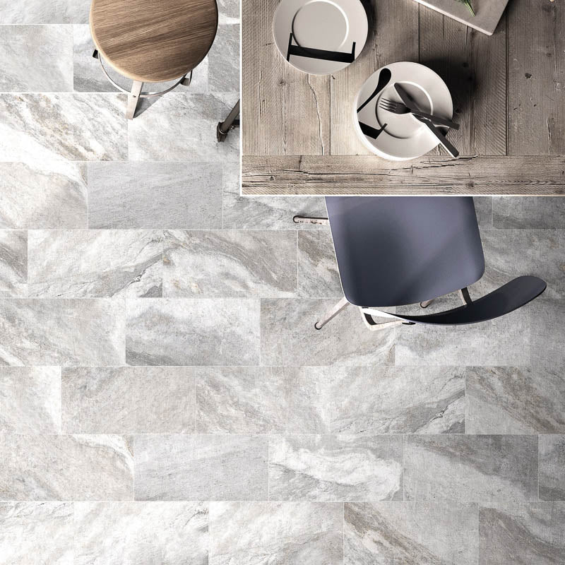 Waves Cloud - Gres Effetto Pietra 30x60 Rettificato