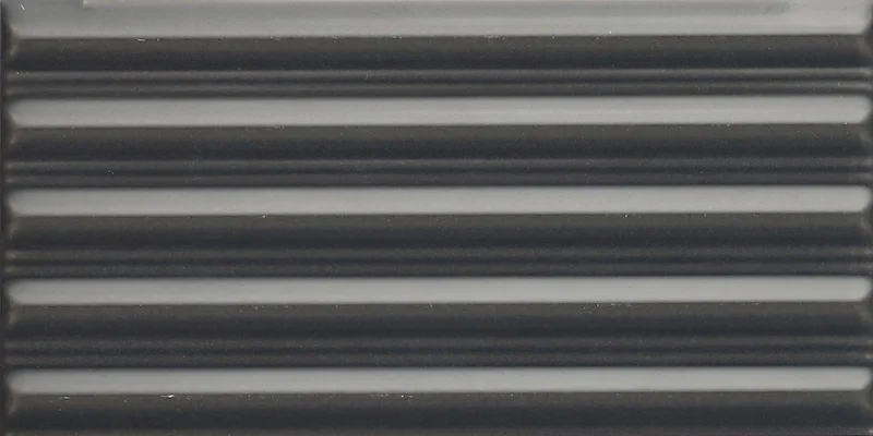 Wigwag Black - Gres Effetto Mattoncino 3D Lucido 7.5x15 - Image 4